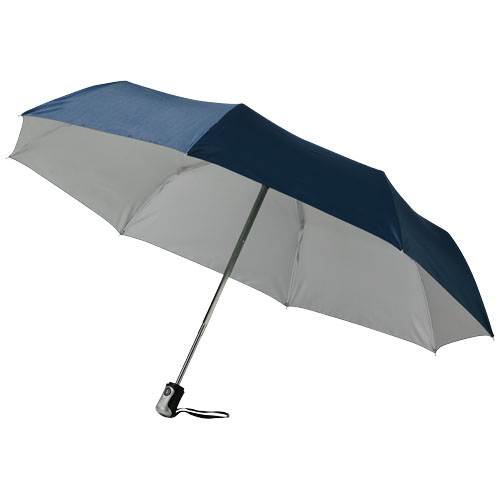 Parapluie automatique personnalisable - Alex Marine et Argent